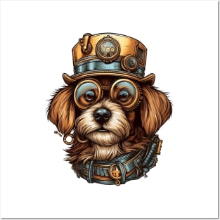 Steampunk Dog Posters and Art